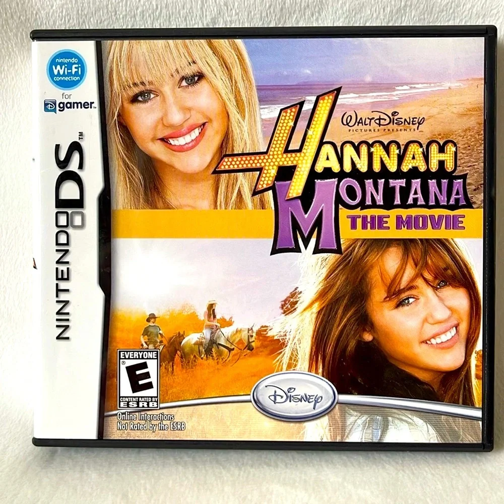 Nintendo DS Hanna Montana The Movie Video Game Complete with Manual & Case